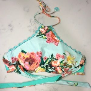 BECCA halter bikini top